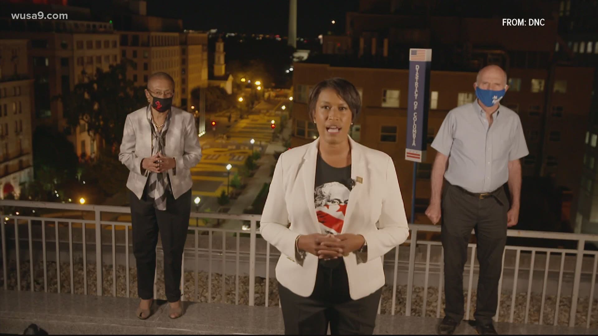 Josue Martinez, Founder, Corinto Gallery, talks about the shirt he designed which Mayor Bowser wore when addressing the virtual 2020 Democratic National Convention.