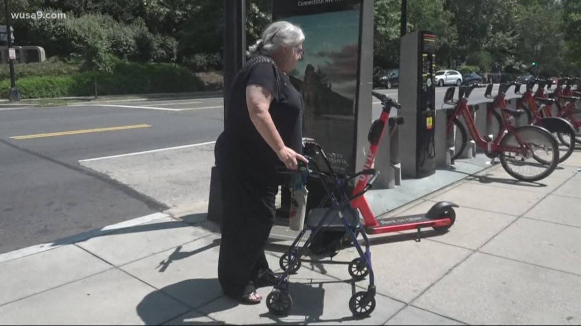 Scooters on sidewalks create mobility issues