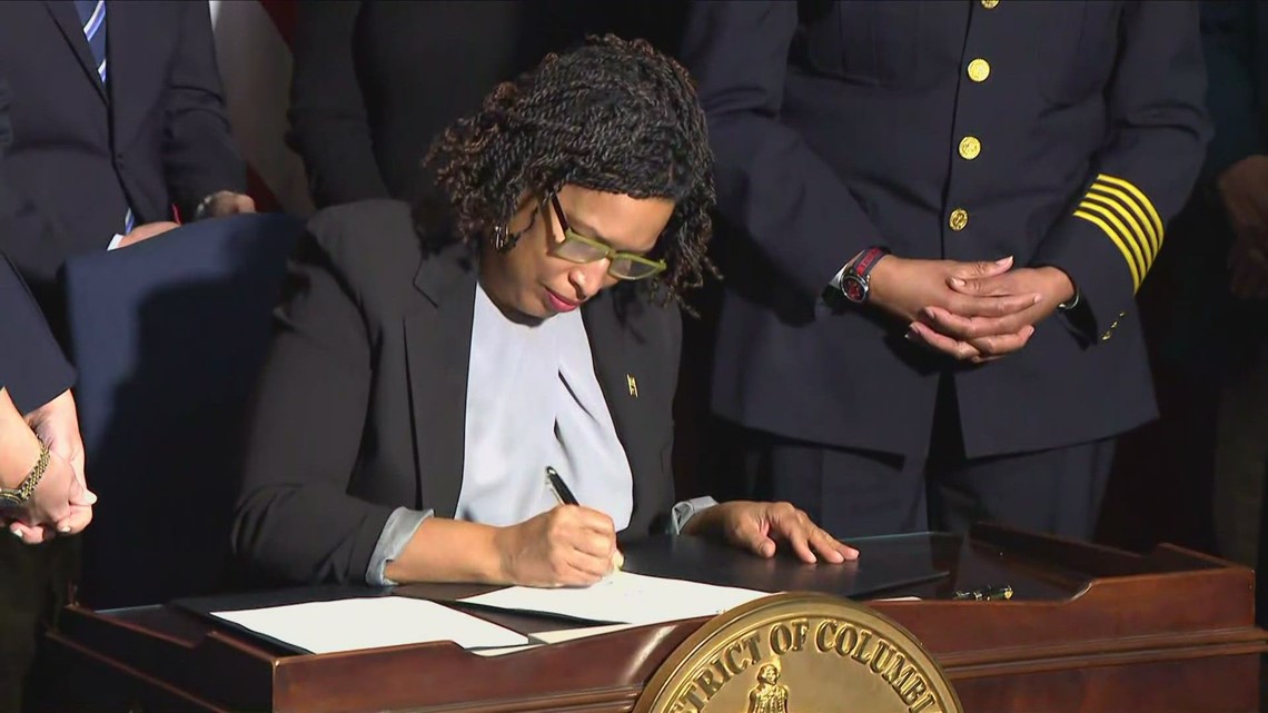 Secure Dc Plan DC Mayor signs 'Secure DC Act' in attempt to tamp down on crime | wusa9.com