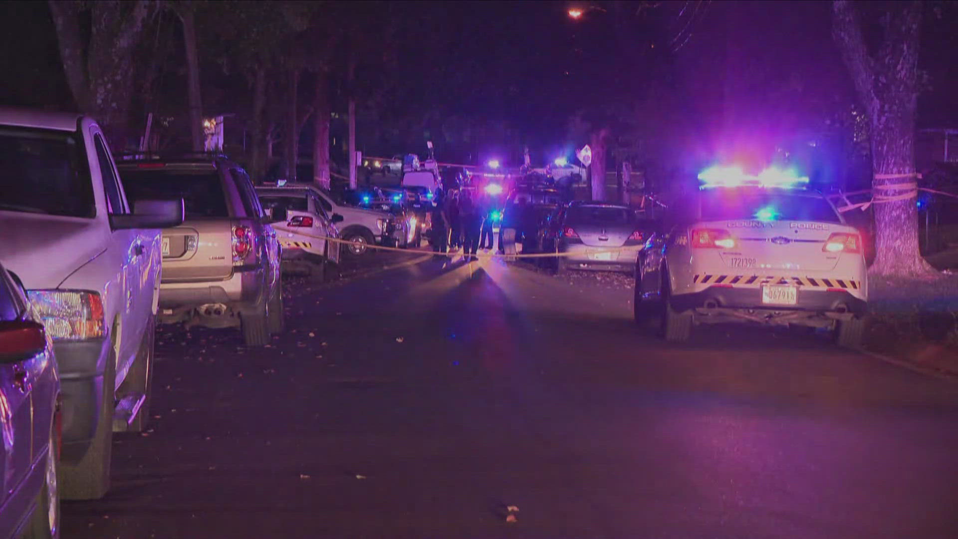 The shooting happened around 7:50 p.m. in the 3400 block of Janet Road. Police say the deceased "had an object in hand which he did not lower."