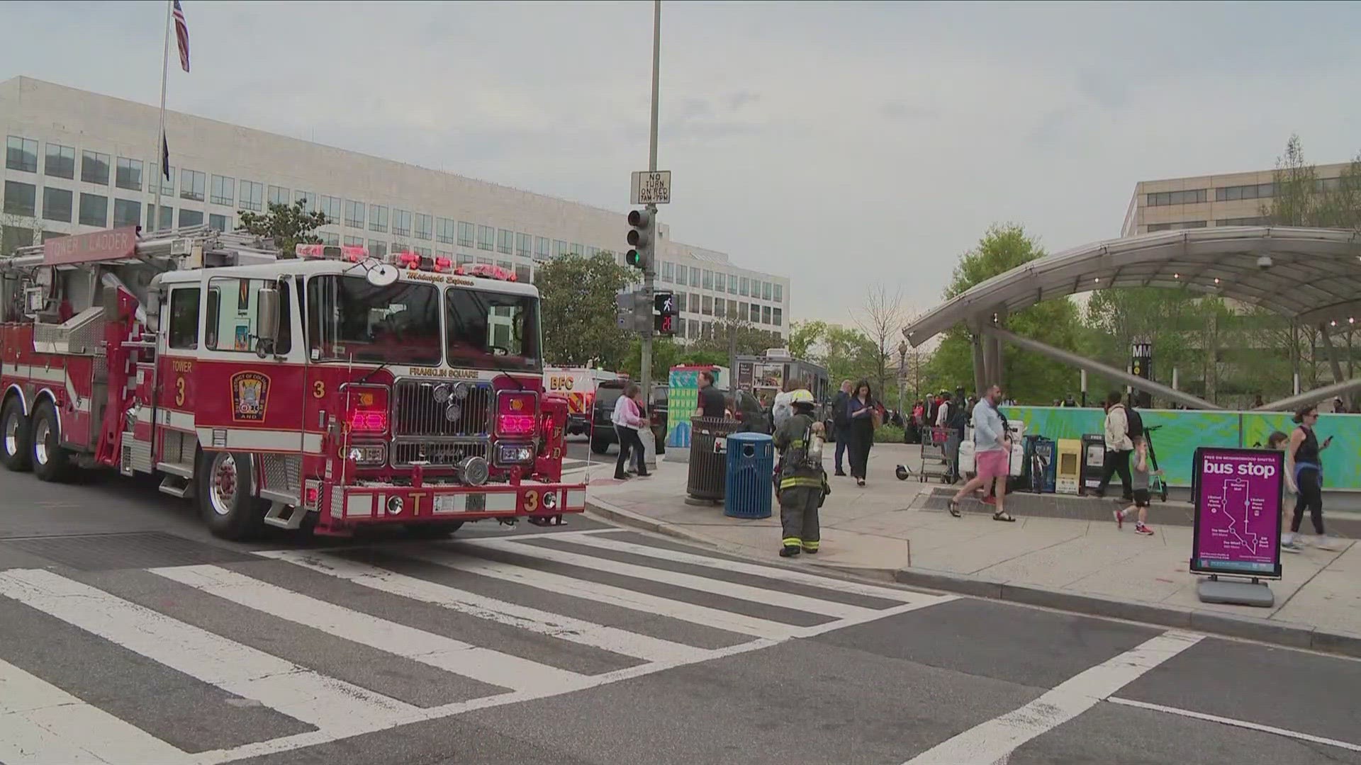 Metro riders are being told to expect delays after the L'Enfant Plaza Station was evacuated on Wednesday due to a small fire on the tracks.