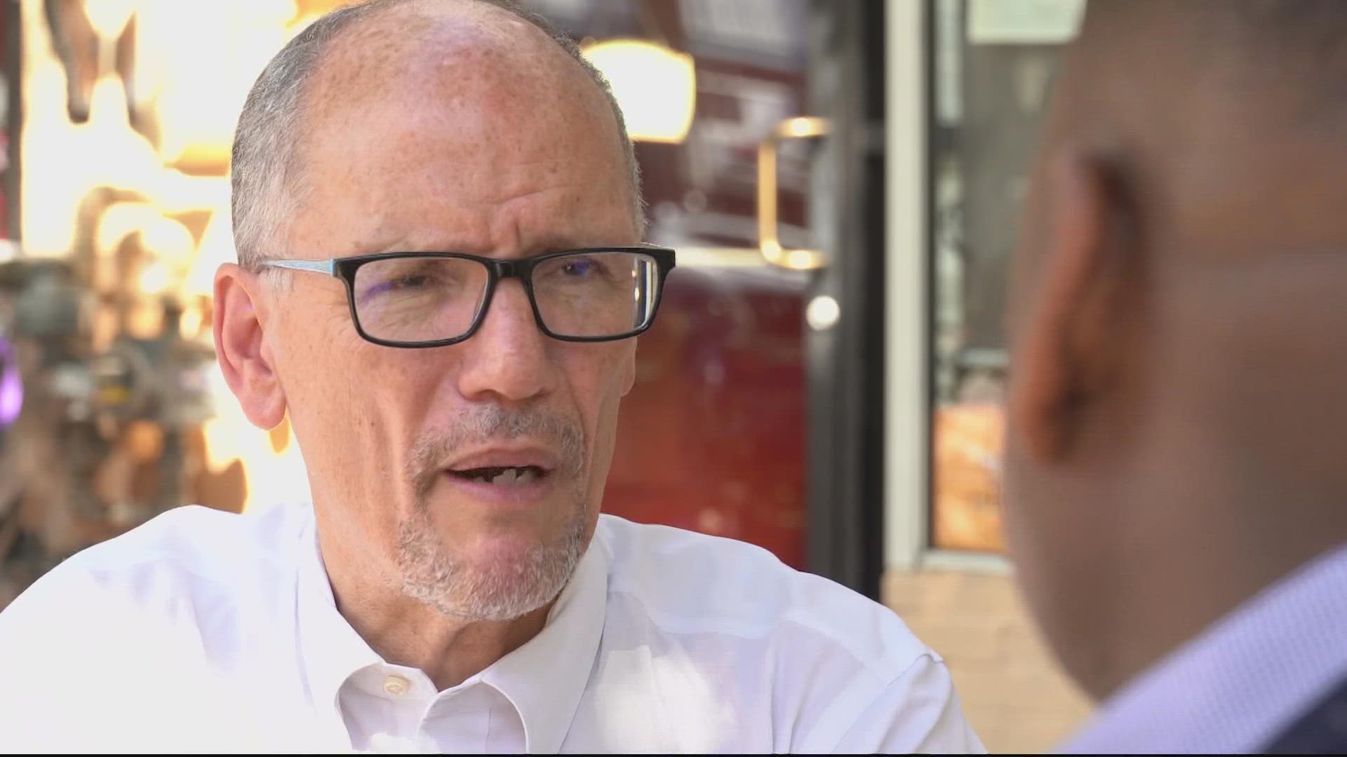 As one of the leading Democratic candidates in Maryland's gubernatorial race, Tom Perez says his legal and government experience make him the right person to lead.