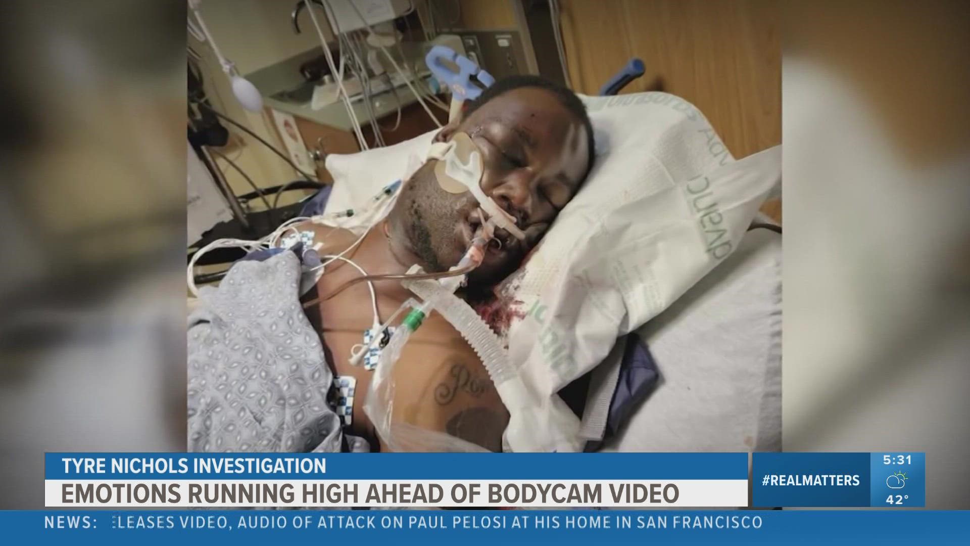 Tensions are rising across America. In a few hours, bodycam video of police beating Tyre Nichols will be released.