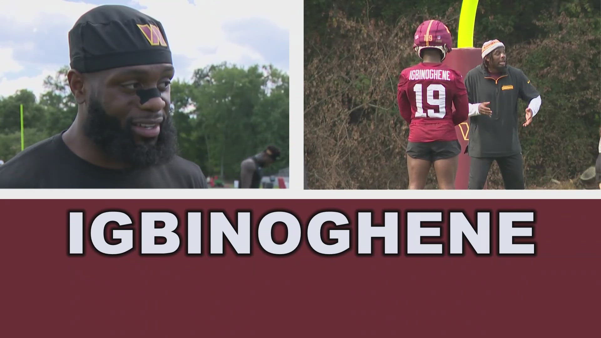 Sports fans try to pronounce some of the Washington Commanders' names.