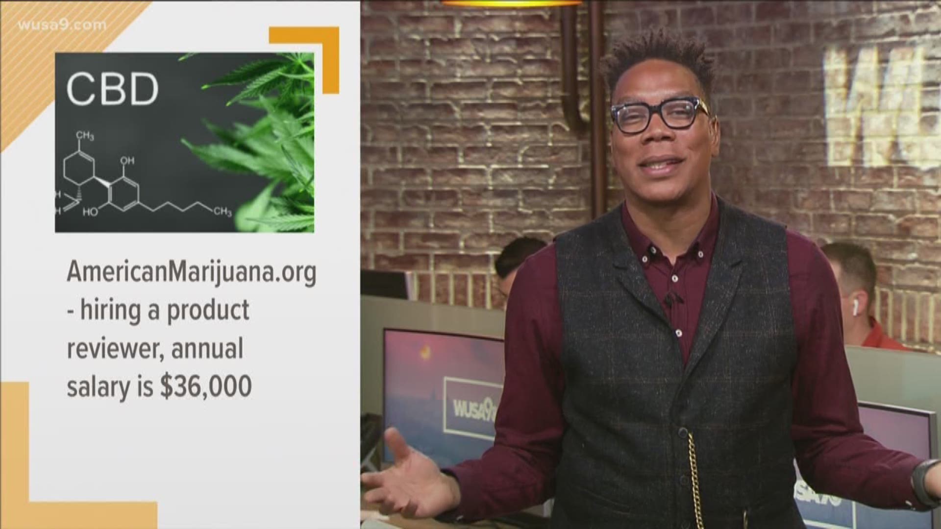 AmericanMaarijuana.org wants to hire a person to smoke marijuana for an annual salary of $36k. This is In Other News, with news that isn't on your radar.