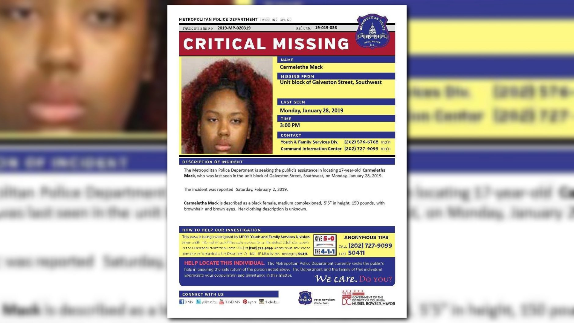 D.C. Police search for critically missing teen | wusa9.com