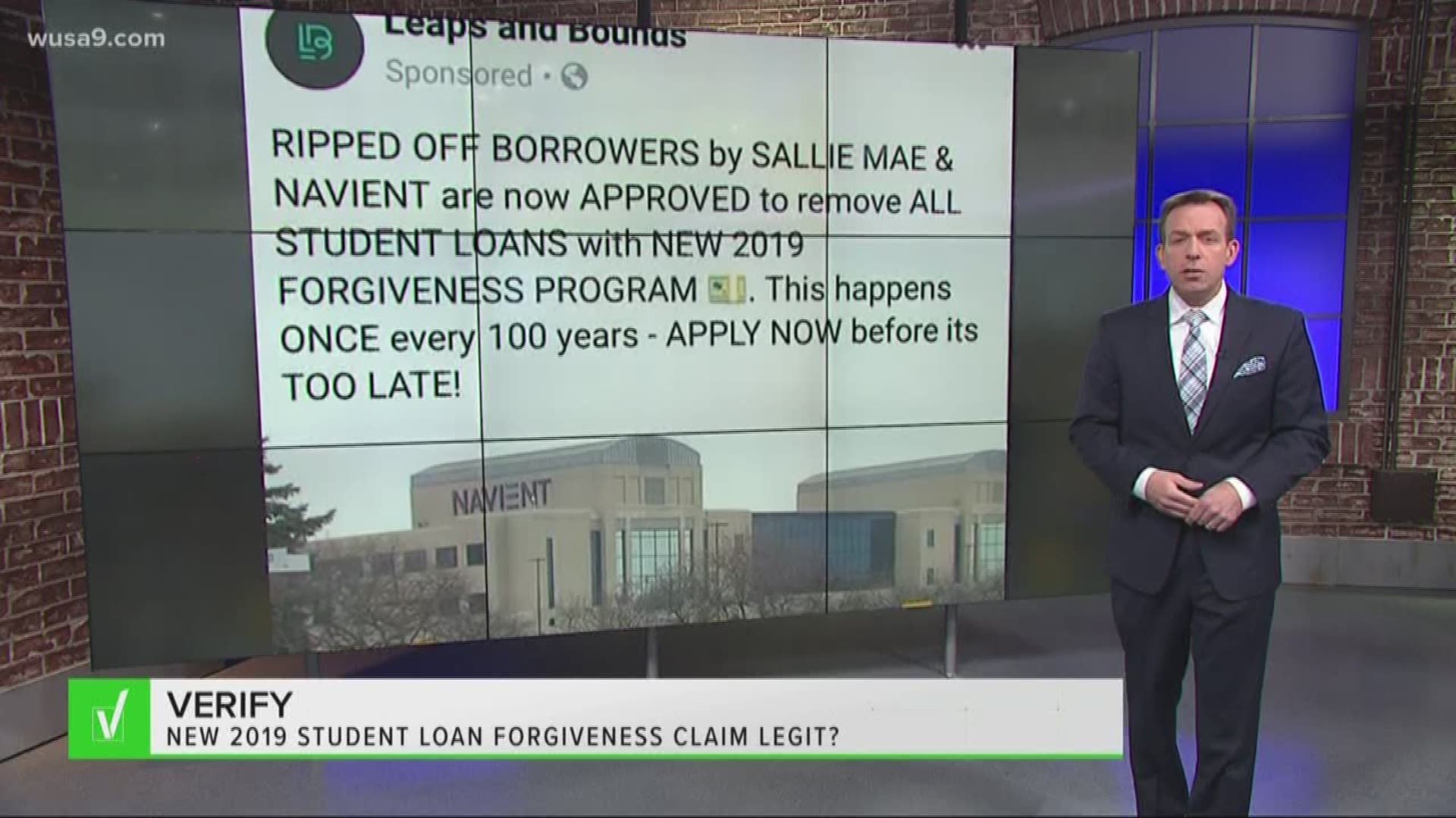 We can verify, this 2019 student loan forgiveness program offer is not legit.