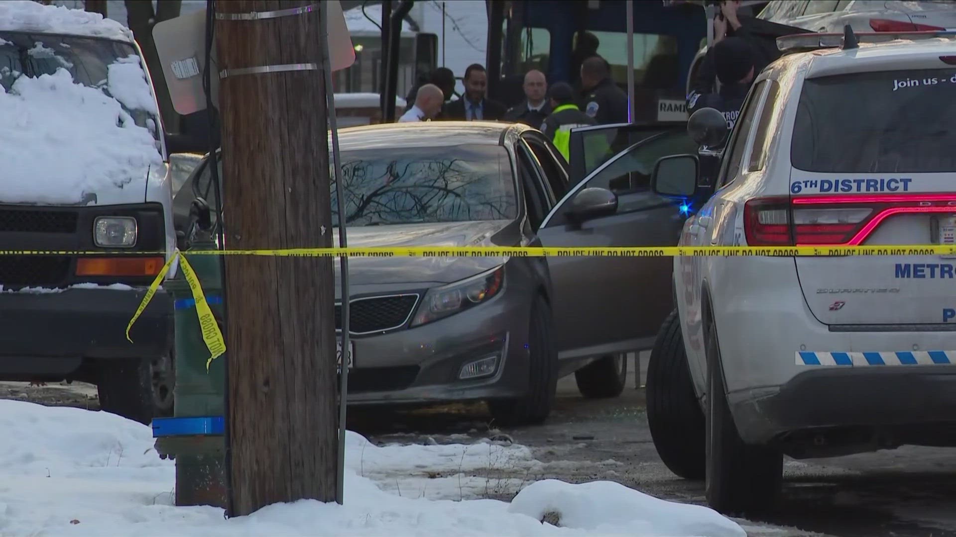 Two teens were shot Monday afternoon near a Metro station in Northeast D.C.