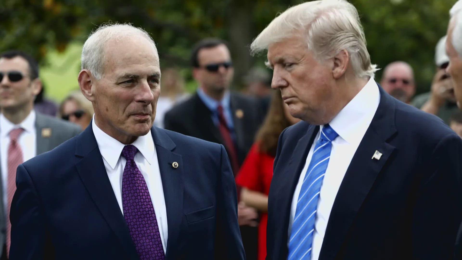 His campaign is dismissing an interview Trump's former chief of staff John Kelly gave to the New York Times.