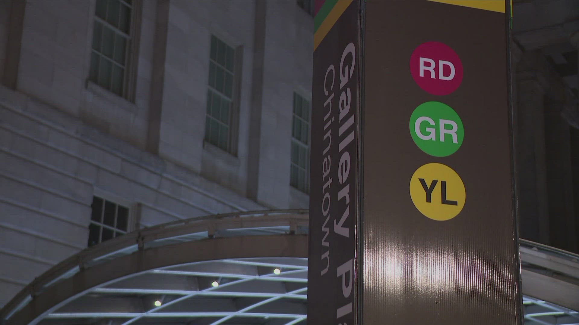 Crews went under a Metro car at the Gallery Place-Chinatown station to rescue her, and she was taken to the hospital with critical injuries.