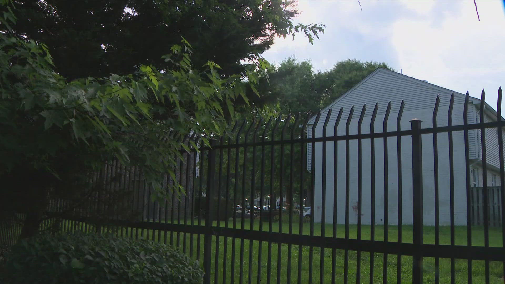 A WUSA9 photojournalist reported seeing bullet holes on the side of a home on McCollough Lane on Saturday afternoon. 