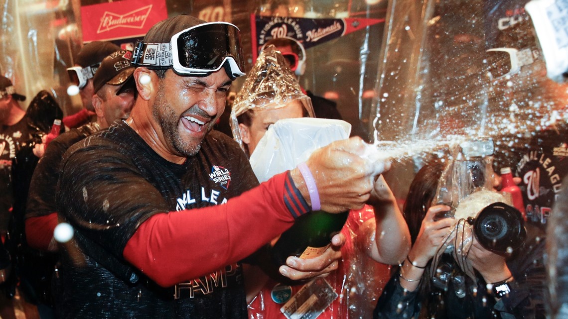 Locker-room antics: Nats celebrate World Series win - WTOP News