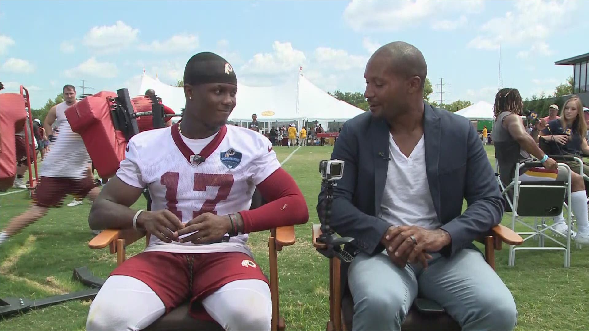 It's Washington Redskins player Terry McLaurin's first training camp. He sits down with Darren Haynes to discuss the upcoming season.
