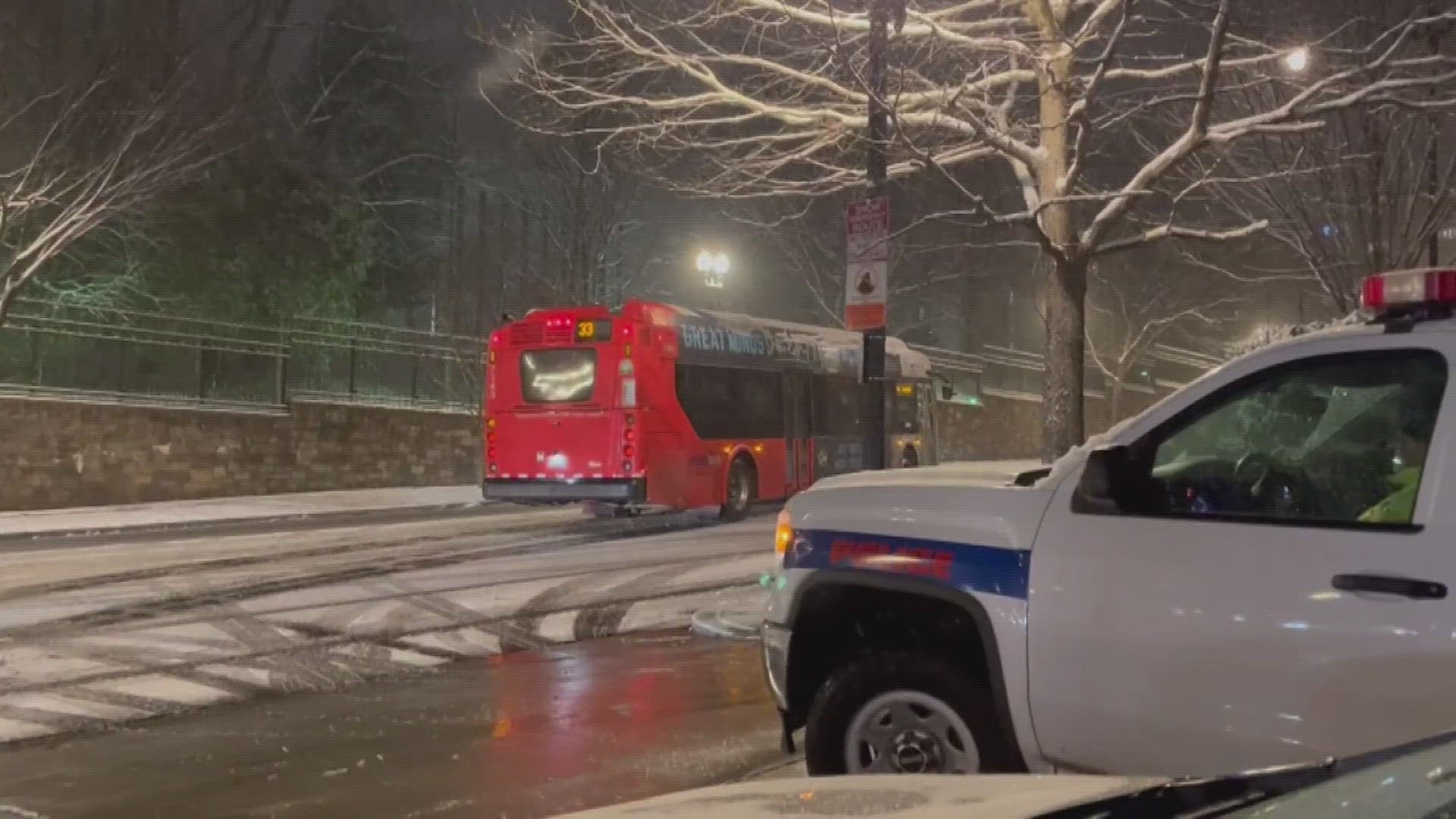 It's been messy out there, but crews are working to clear the roads quickly.