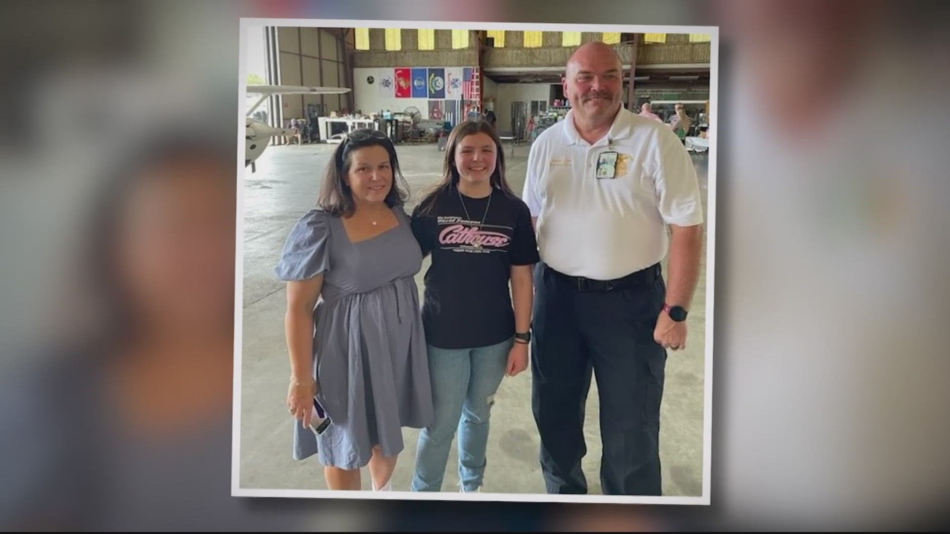 18 years ago, a firefighter saved a pregnant woman from an elevator fire. Now, he reunites with her at her daughter's graduation.