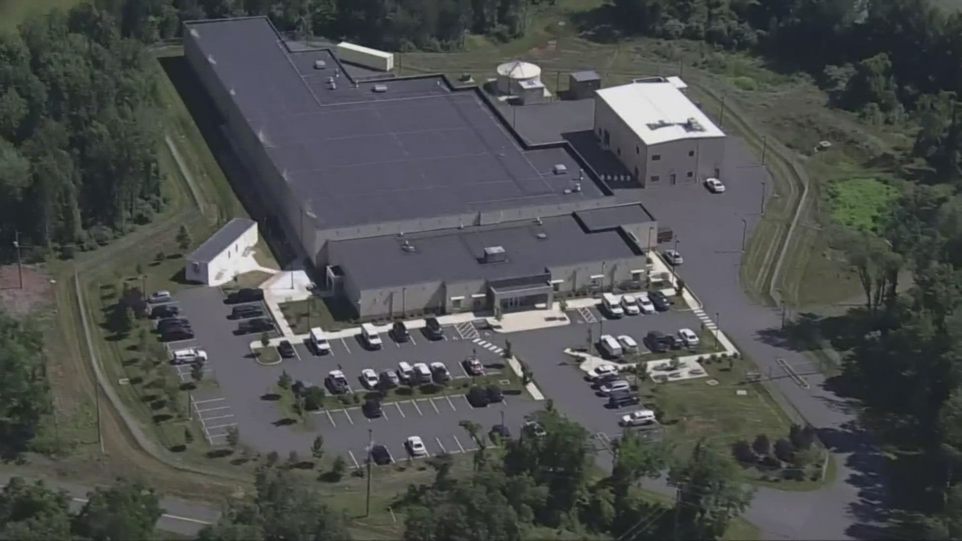 A Loudoun County deputy is in the hospital after being injured in an accidental shooting at the sheriff's office's training center in Leesburg Thursday morning.