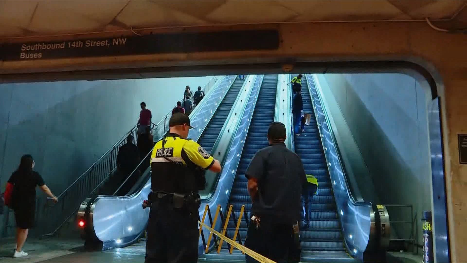 Man in wheelchair dies after falling backwards on escalator at Columbia