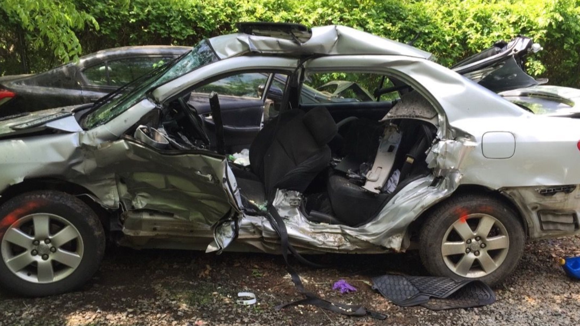 Critically injured teenager shows hopeful signs after horrific car ...