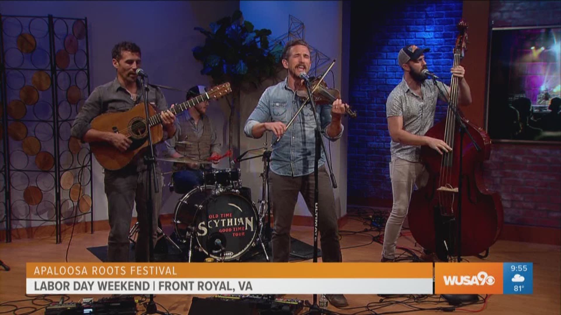 Scythian band performs their hit song 'Galway City' on Great Day Washington. To see Scythian live, they will be performing at the Appaloosa Roots Music Festival Aug. 30-Sept. 1, 2019 at the Skyline Ranch Resort in Front Royal, VA. To purchase tickets, go to appaloosafestival.com and use the code WUSA for a 20% off discount.