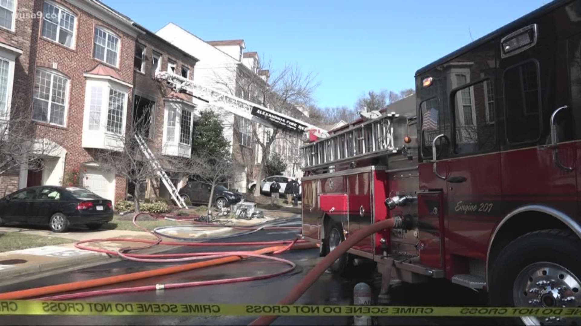 The Alexandria Fire Department says one man is dead after an accidental fire on Arell Court.