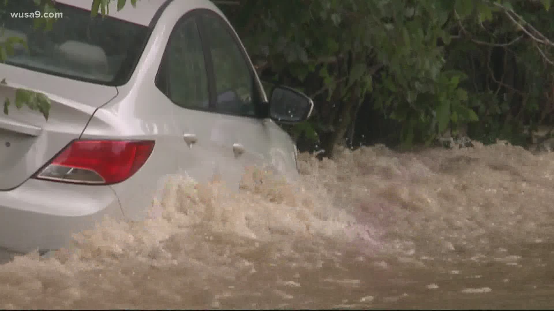 Lorenzo Hall surveys the damage caused by Isaias throughout Maryland, Virginia, and DC where flooding has turned roads into rivers and winds have wreaked havoc.