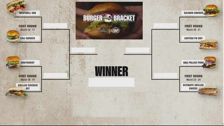 Taps Sports Bar is doing a burger bracket competition