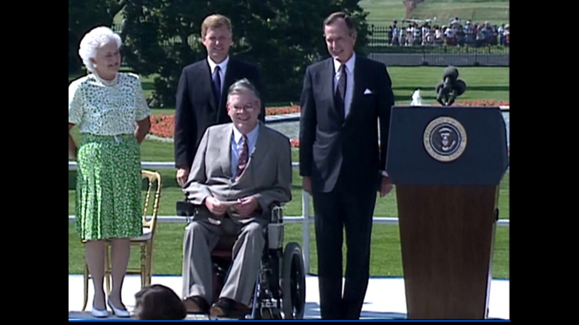 President H.W. Bush signing of the ADA continues making lives