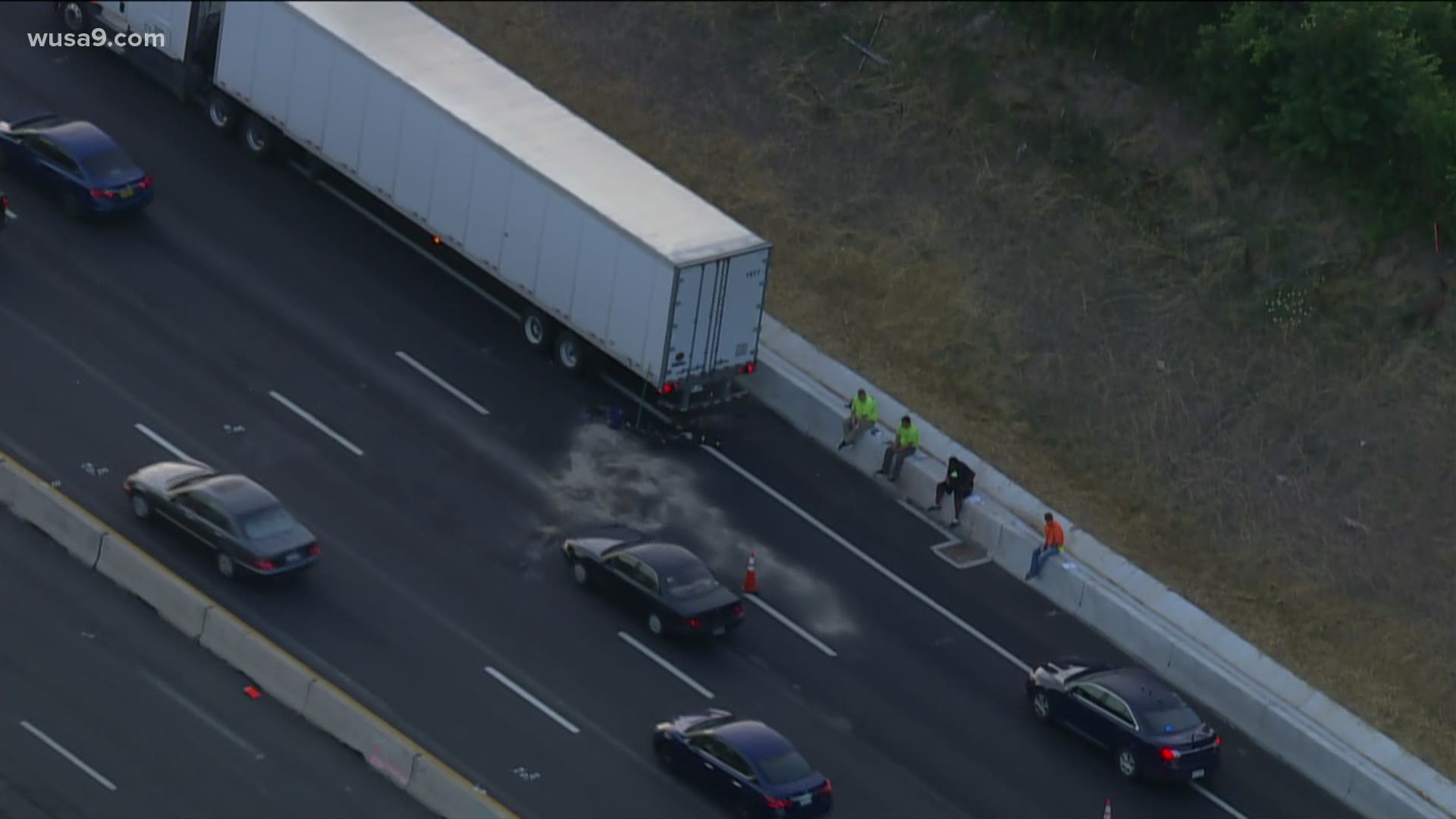 Drivers can expect an over 2-mile pile-up on I-66 near the crash scene.