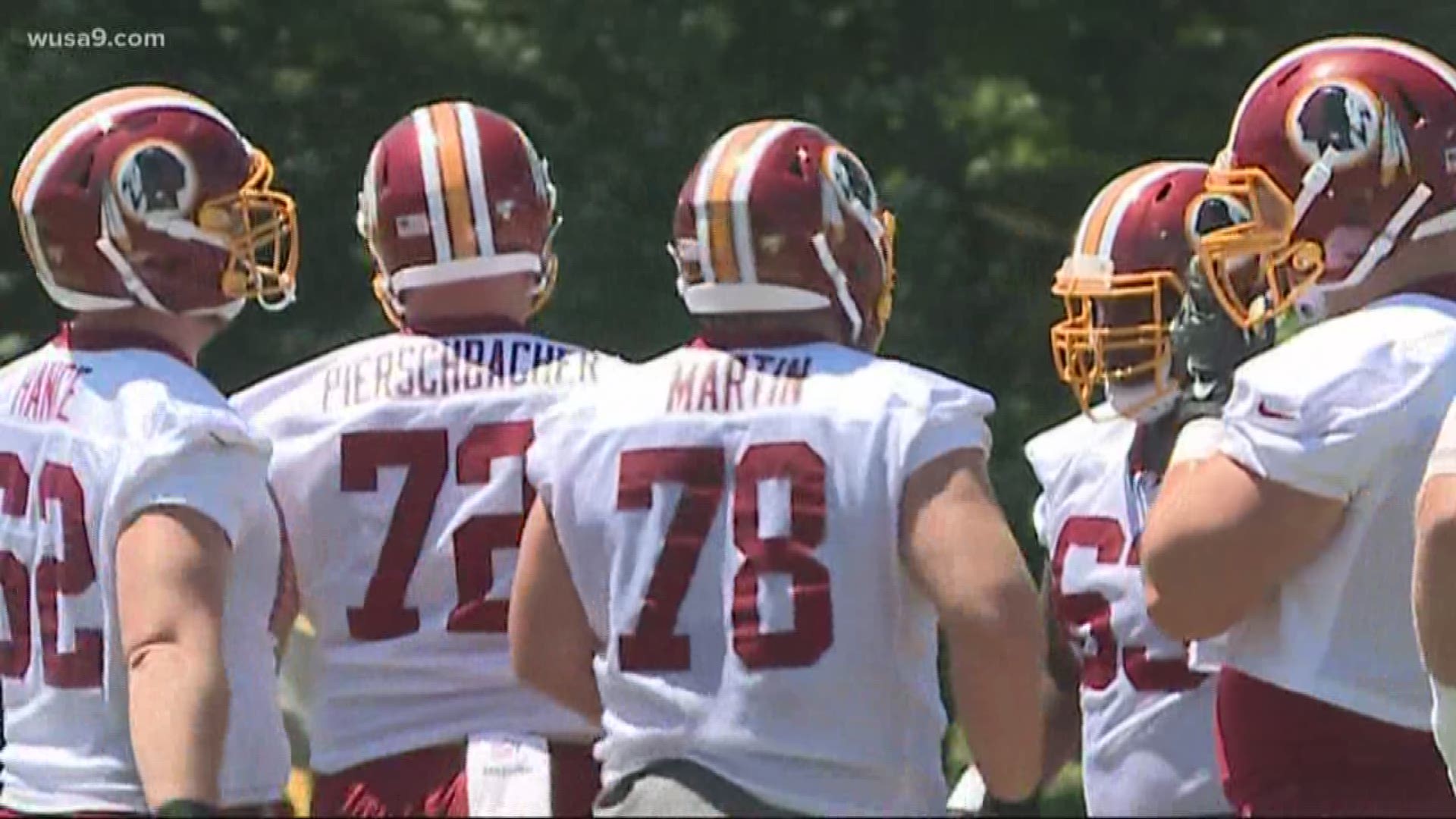 With several Redskins lineman injured, and Trent Williams holding out, there's uncertainty on the offensive line.