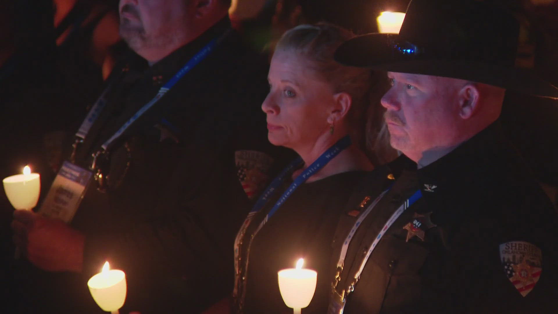 Thousands of people gathered on the National Mall for a vigil honoring our country's fallen law enforcement officers.