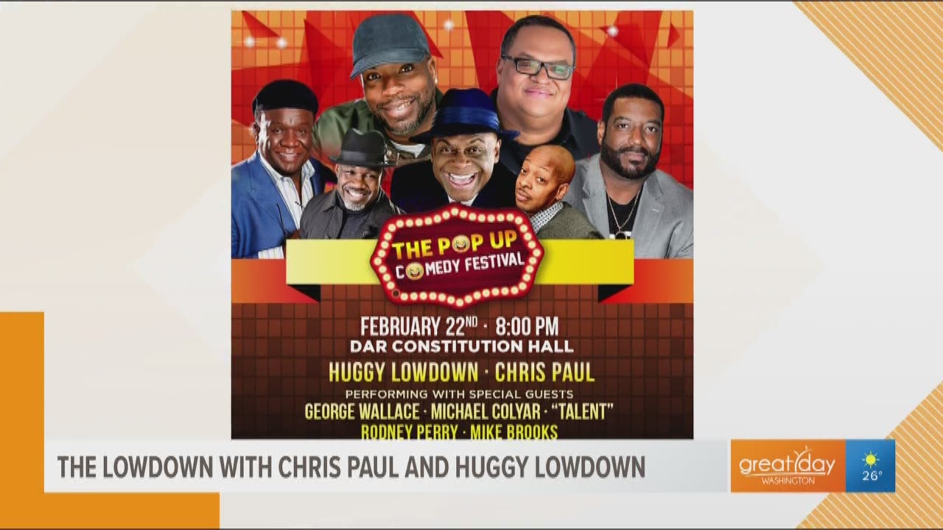 Huggy Lowdown and Chris Paul talk about their time working with Tom Joyner, Tony Perkins and their pop up comedy show.