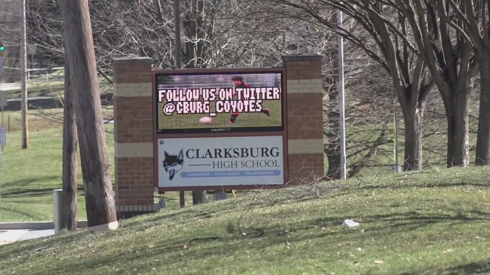 Officers were dispatched to Clarksburg High School after a student reported to security that they saw another student with a gun.