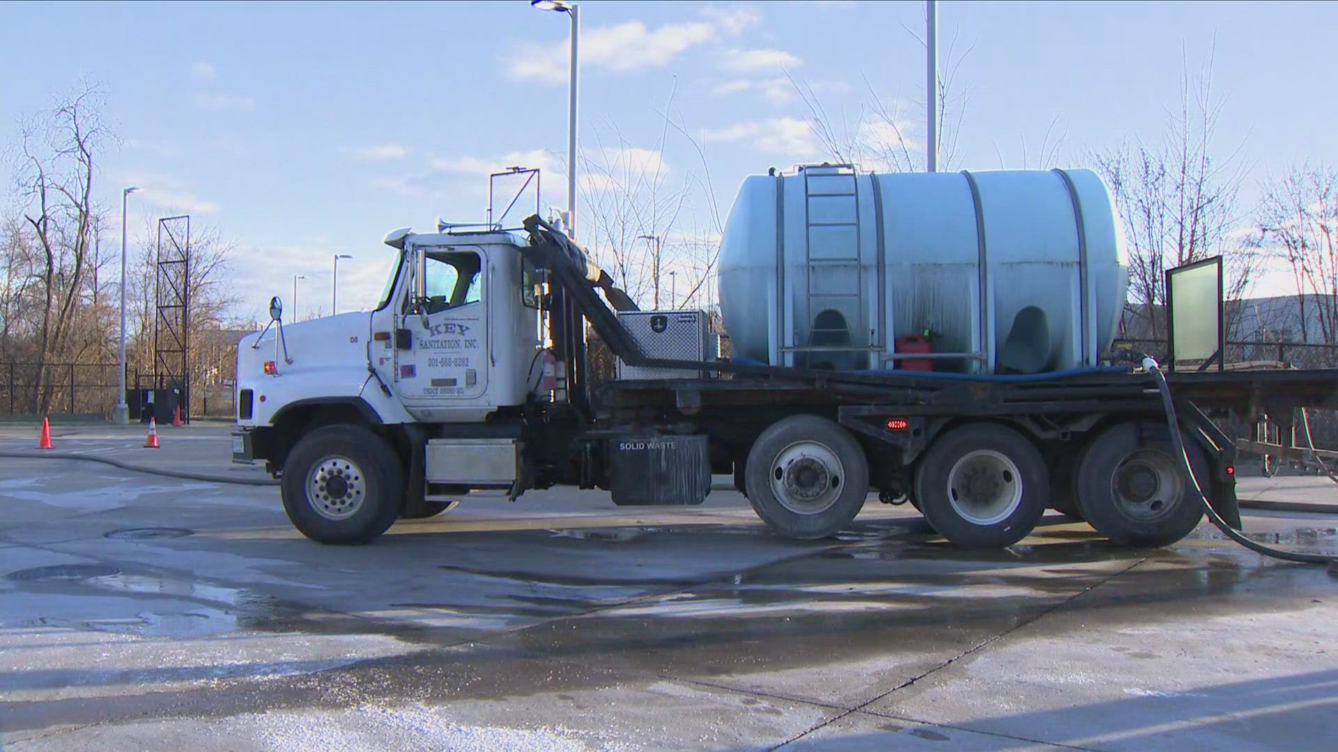 The county has 175 trucks and plows ready to roll, if needed. And crews have already started pre-treating some roads with a salt brine.