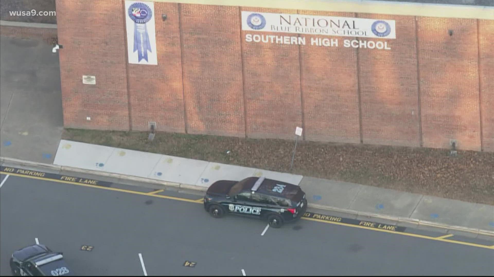 Stafford Senior High School in Virginia investigated several threats Wednesday, some of them were gun related. Police did not find a gun in the school.