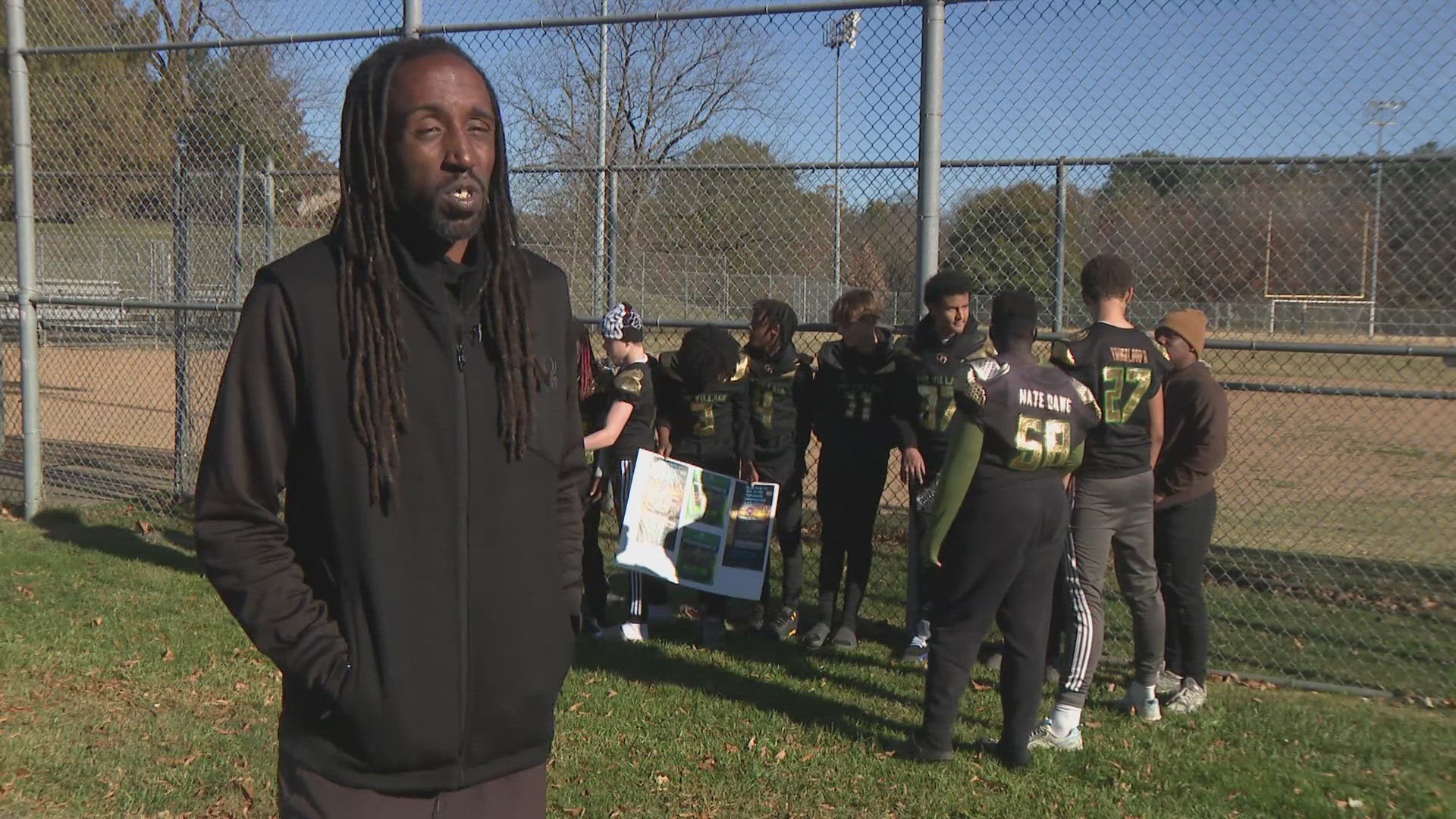 In late September, the Montgomery Village 13U football team’s field was a crime scene.