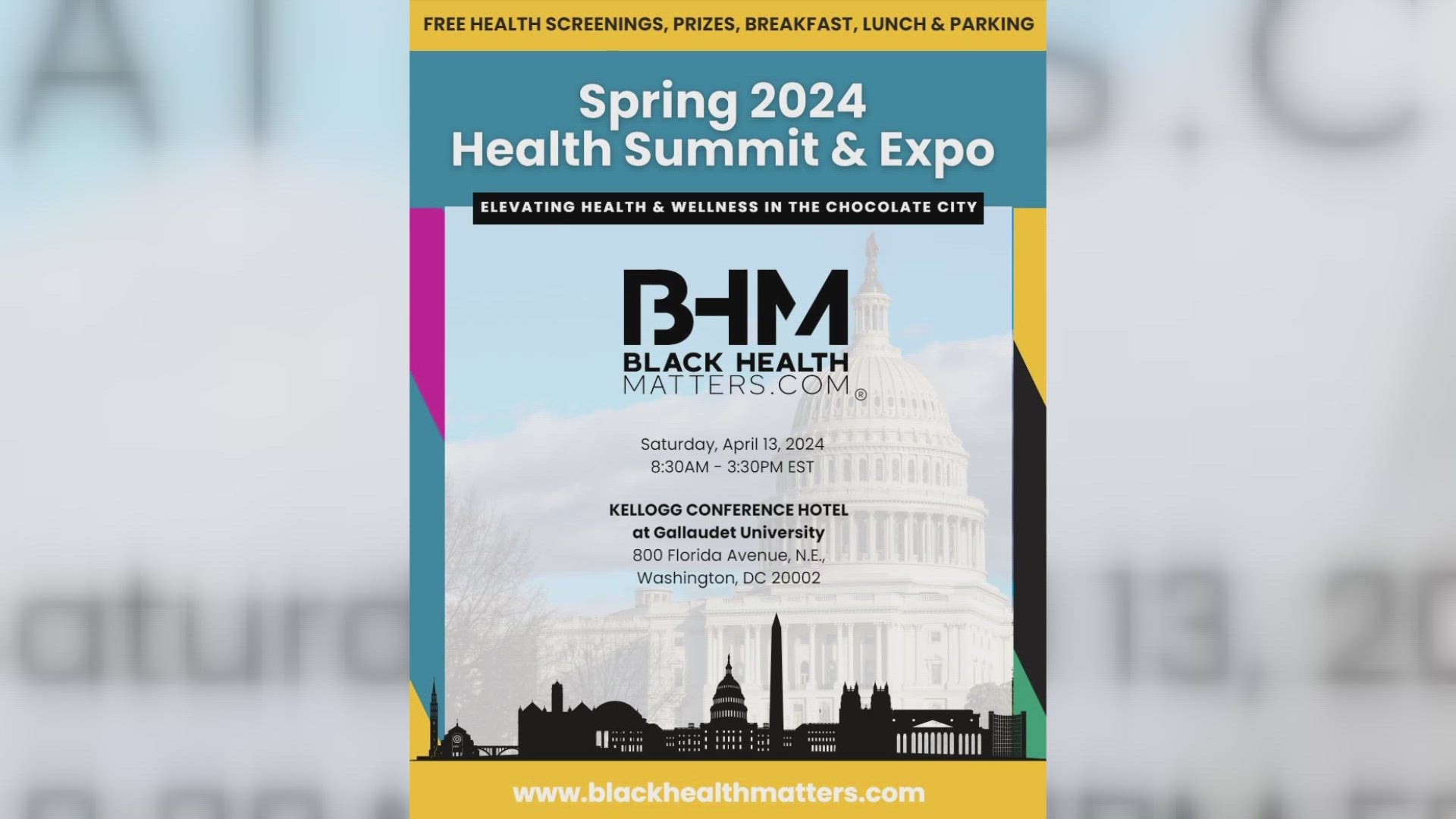 WUSA9 spoke with Roslyn Young-Daniels, founder and CEO of Black Health Matters, about the importance of this event.