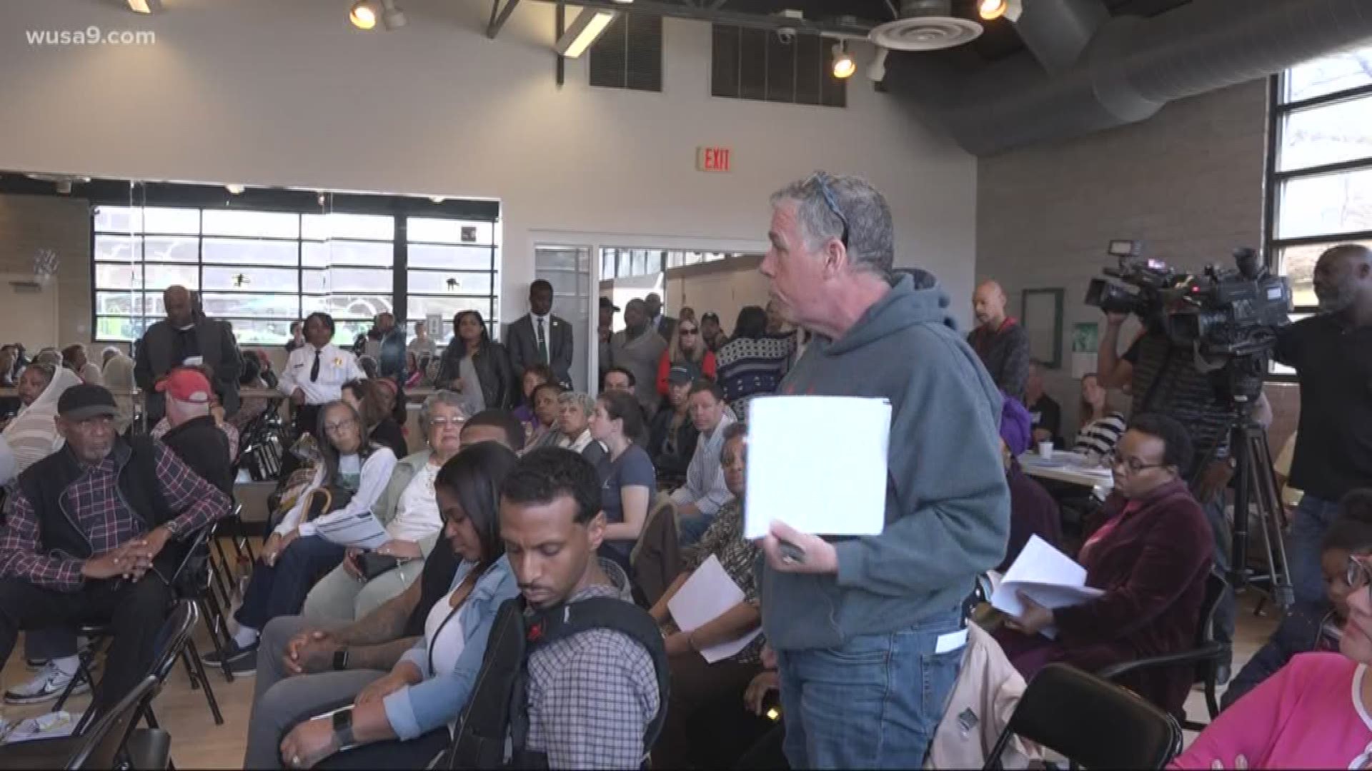 Mayor Bowser, Police Chief Newsham and neighbors got together in the wake of a violent week.