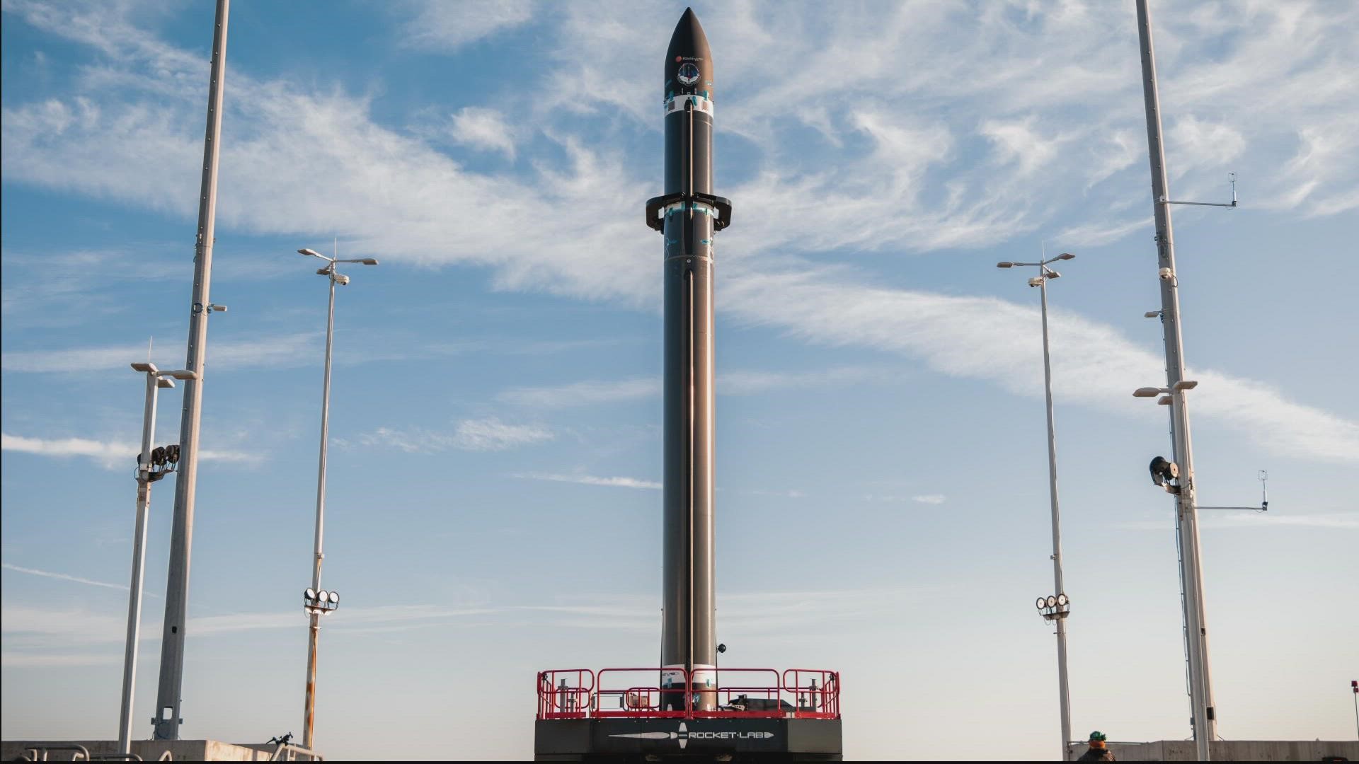 After weather scrubbed an early launch attempt, Rocket Lab USA is expected to launch its first Electron rocket from NASA's Wallops Flight Facility in Virginia.