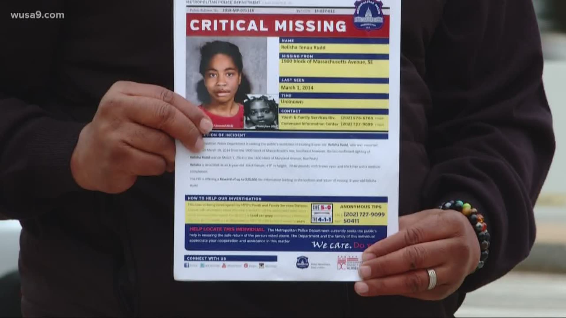 It's been five years since Relisha Rudd went missing.