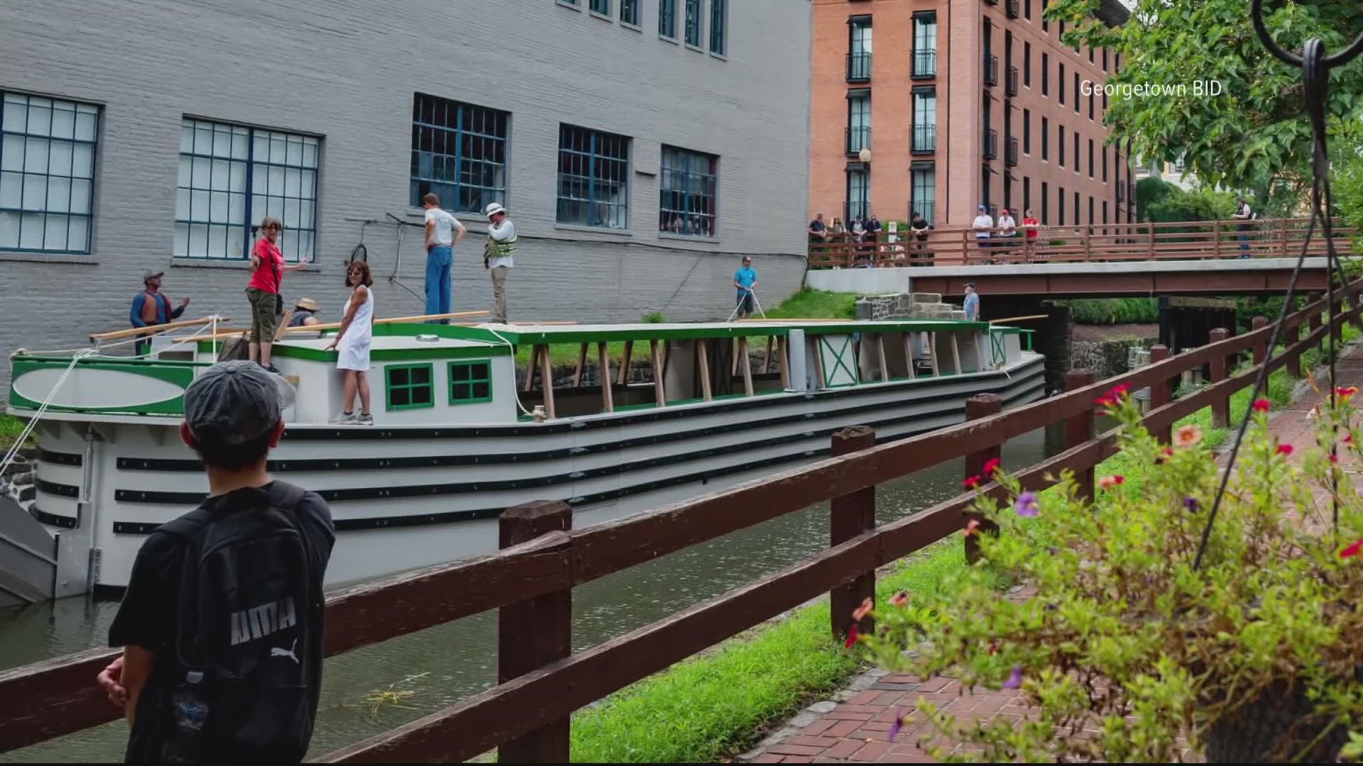 For the first time in 10 years, you'll soon be able to tour the C&O Canal in Georgetown by boat.