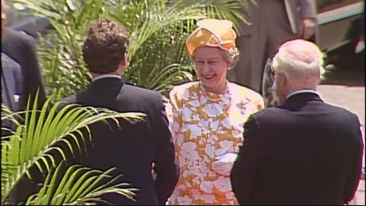 Queen Elizabeth's visit to DC in 1991