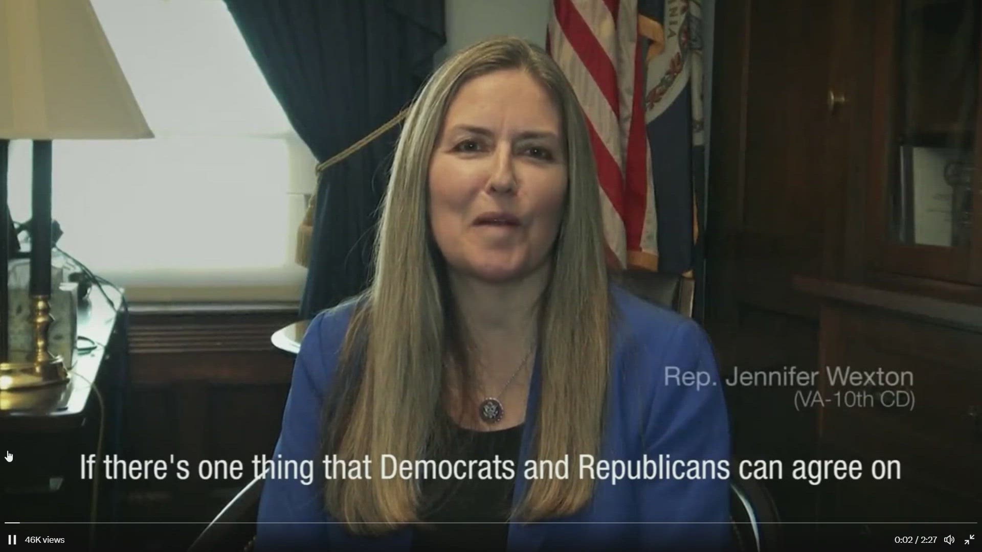 Wexton revealed her diagnosis Tuesday in a video and vowed to continue her work in Congress, saying, “I’m not going to let Parkinson’s stop me from being me."