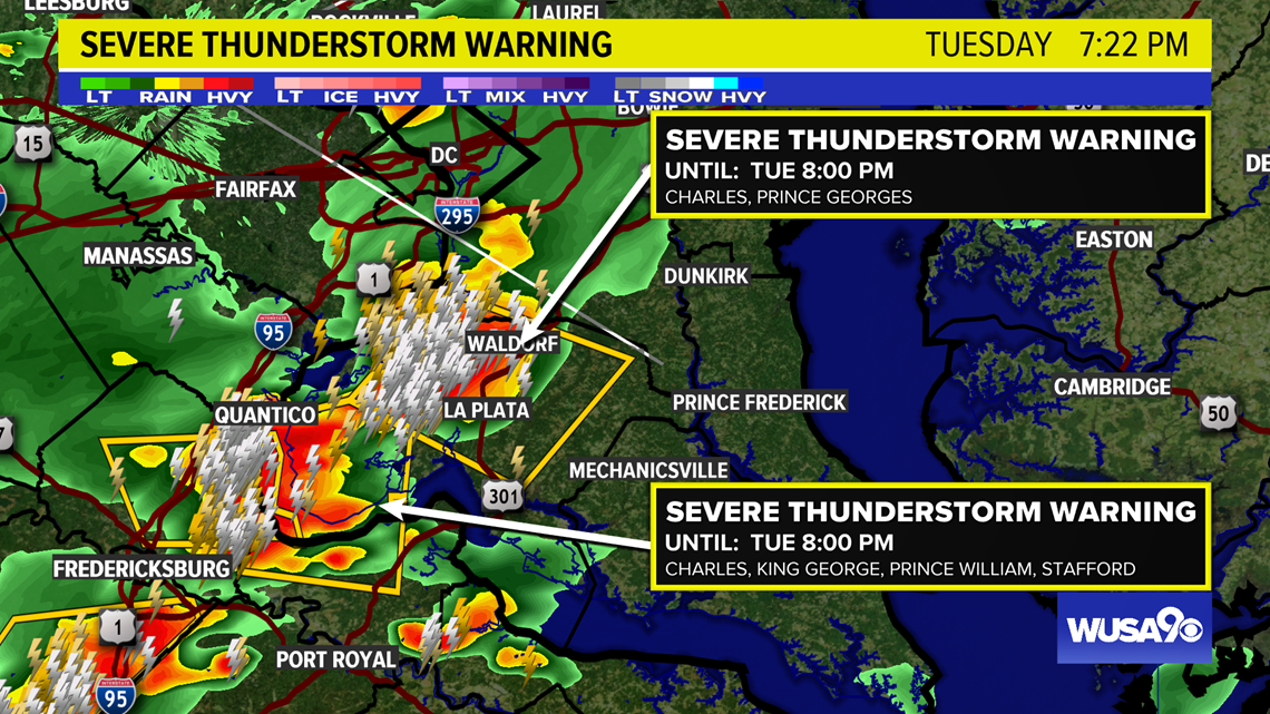 Here's the latest DC weather forecast