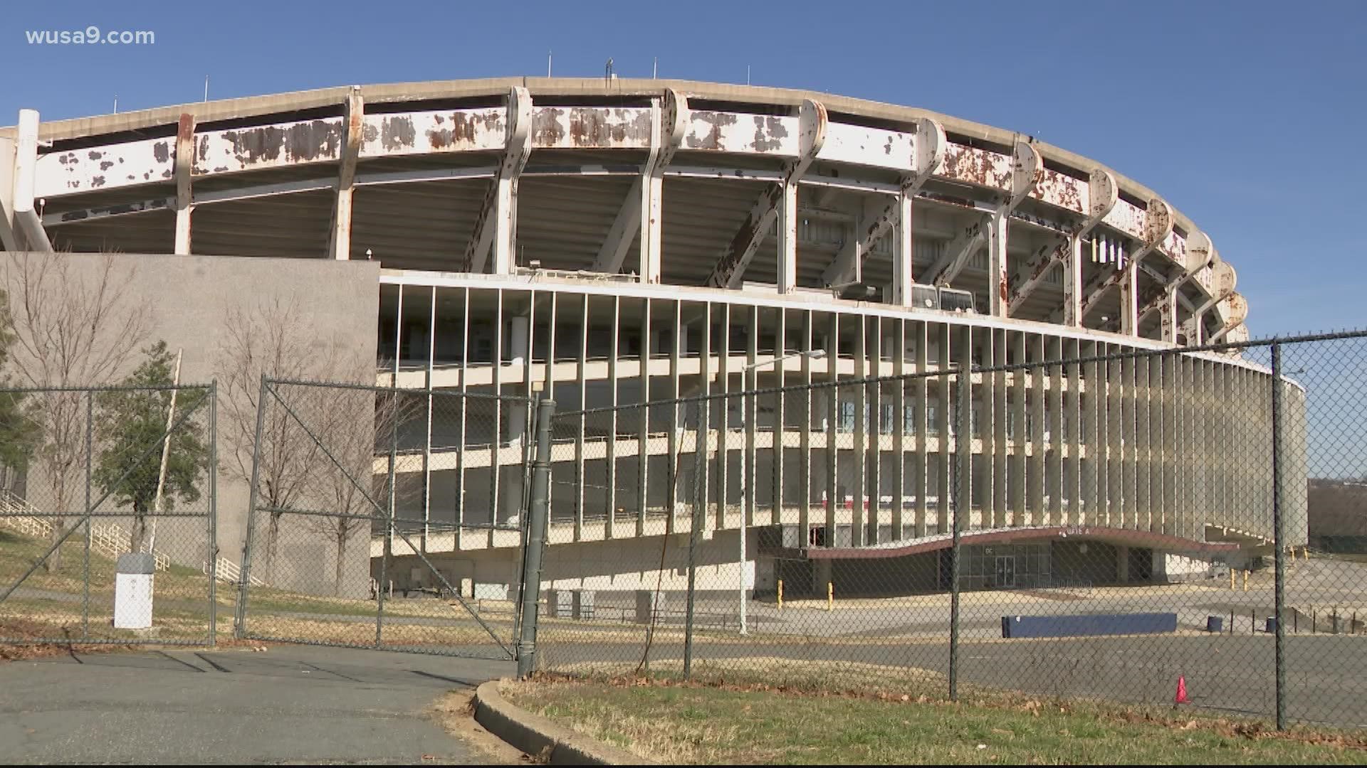 DC Delegate Eleanor Holmes Norton calls the possibility of Washington Commanders building new stadium at RFK site a Hail Mary, but RFK to be torn down.