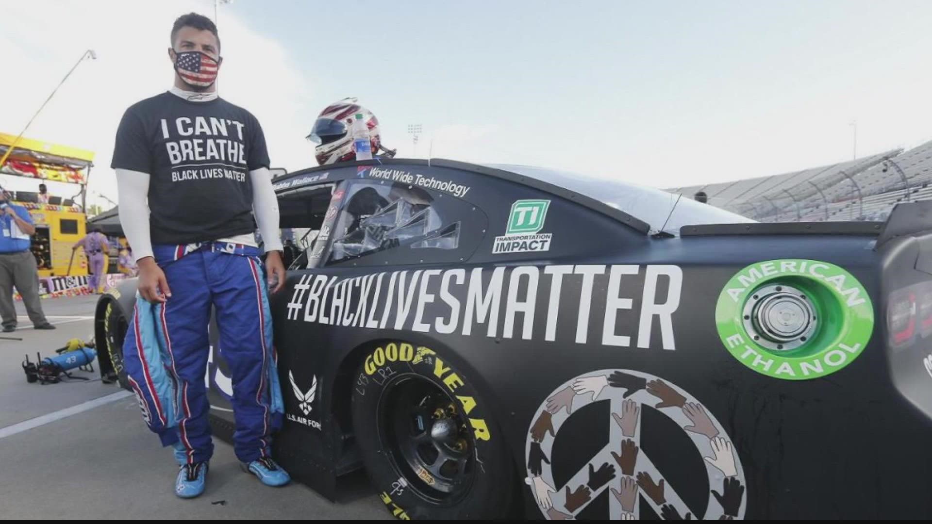 Bubba Wallace is the only full-time African American NASCAR driver.