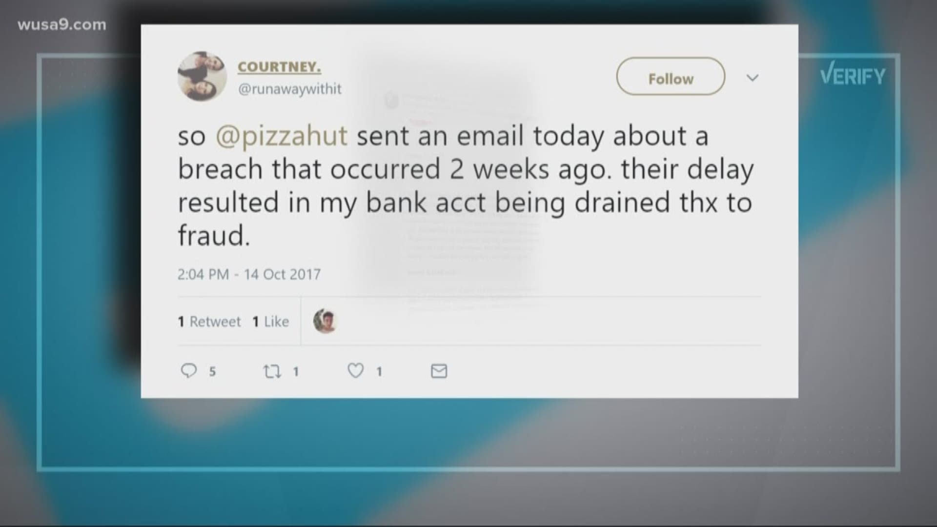 Verify Was Pizza Hut Hacked And Did They Wait Two Weeks To Tell Anyone Wusa9 Com