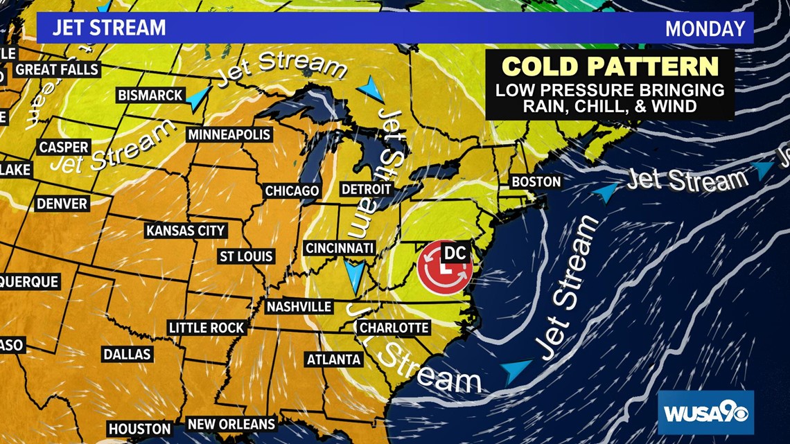Jet Stream map