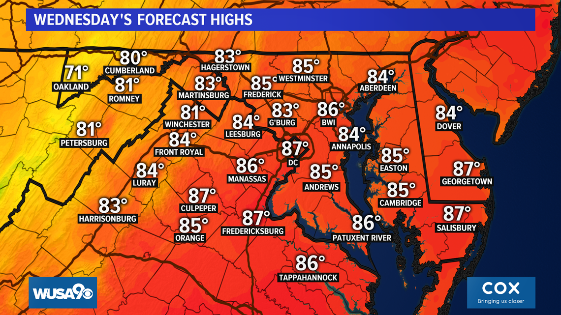 Here's the latest DC weather forecast | wusa9.com