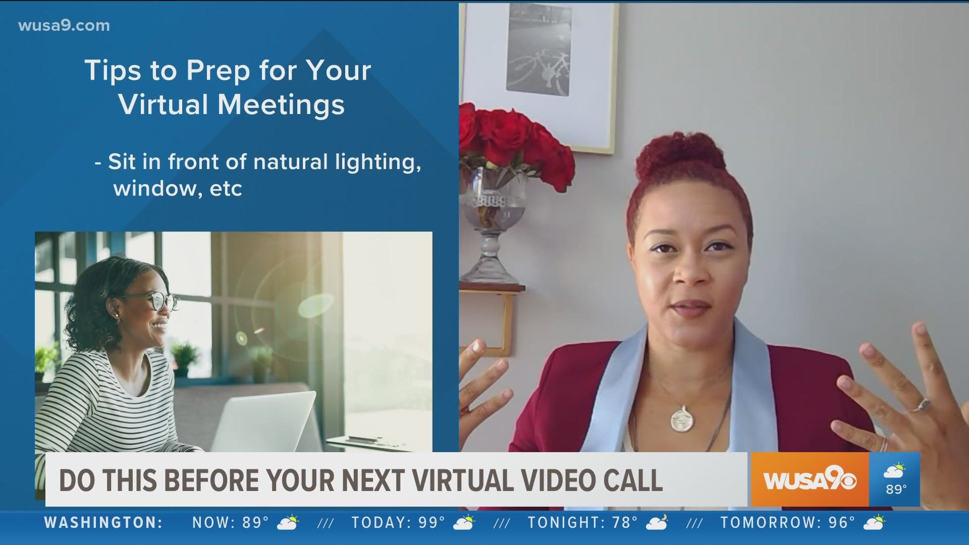 Fashion Architect JoJo St. Clair has some suggestions to help you look your best on a video call.