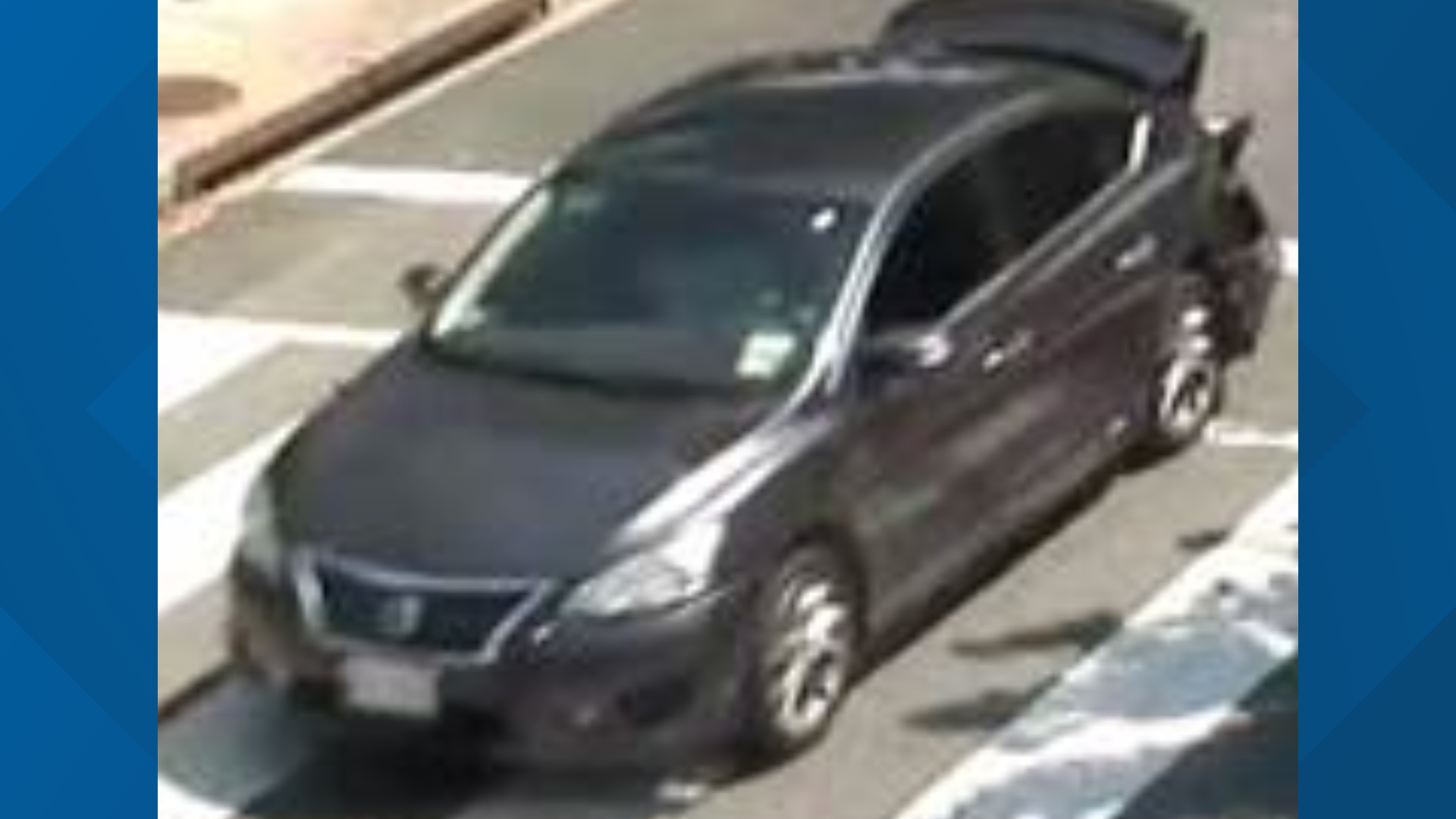 Police need your help finding this car. Investigators say the driver was involved in a crash inside the Third Street Tunnel in DC, near the Massachusetts Avenue exit. Police say people got out of their cars, and started arguing. Someone from the sedan pulled out a gun and shot the driver of the Explorer -- then drove off.